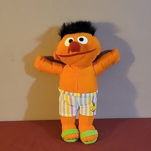 Collectible Sesame Street Beach Ernie Push Toy 2006